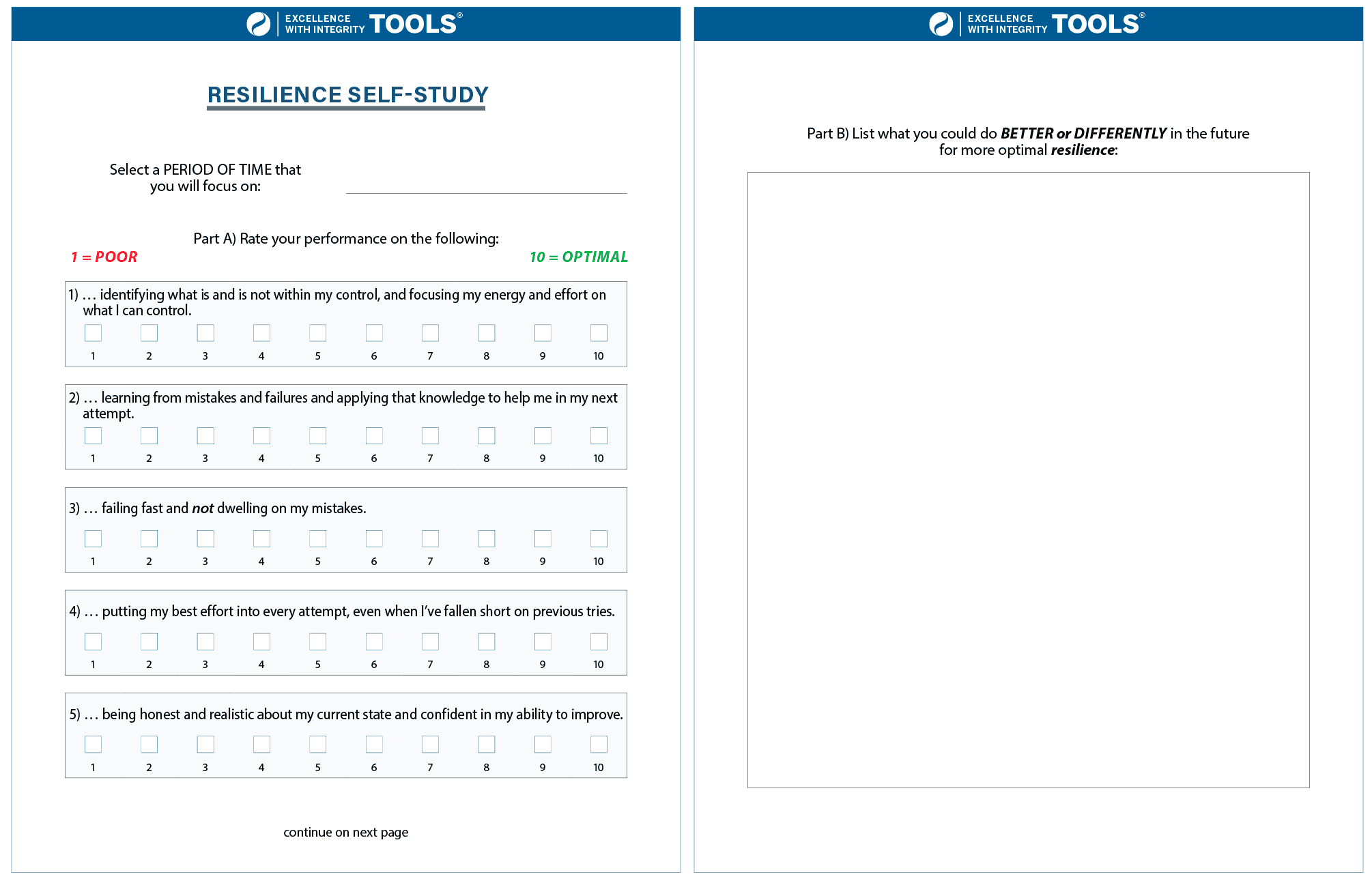 Resilience Self-Study Resilience Self-Study